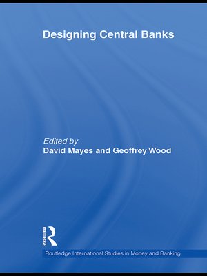 cover image of Designing Central Banks